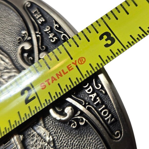 9:45 Accommodation Belt Buckle Edward Lamson Henry American West Train Station - Picture 3 of 16